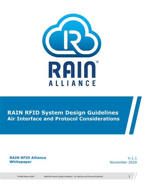 RAIN RFID System Design Guidelines